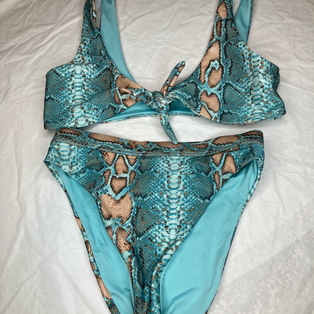 Hot Miami Styles snake skin bikini